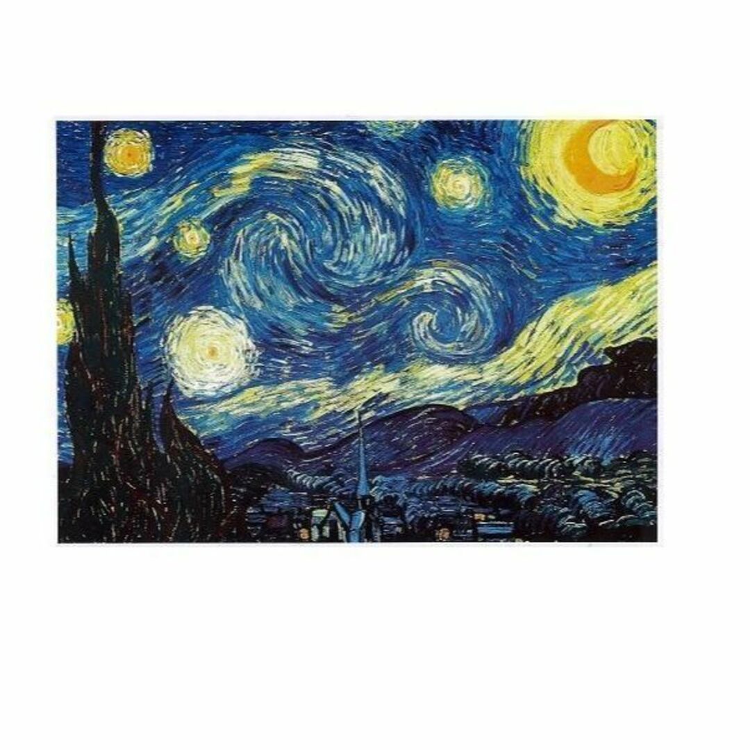 新品 ポスター ゴッホ  The starry night 星月夜 インテリアに エンタメ/ホビーの美術品/アンティーク(絵画/タペストリー)の商品写真