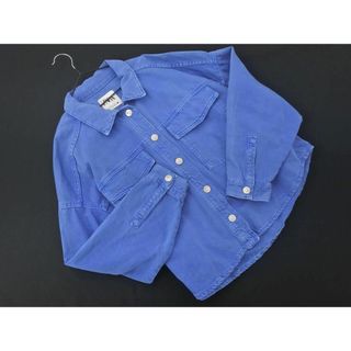 ザラ(ZARA)のZARA ザラ ワイド カラー Gジャン デニム ジャケット sizeS/青 ■◇ レディース(Gジャン/デニムジャケット)