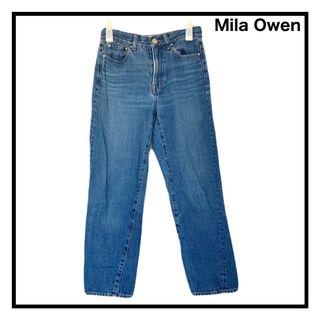 ミラオーウェン(Mila Owen)のミラオーウェン　ストレートスキニーデニムパンツ　レディース　ブルー　カジュアル(デニム/ジーンズ)