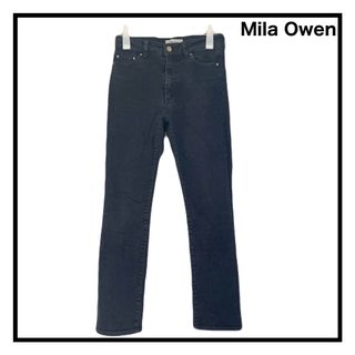 ミラオーウェン(Mila Owen)のミラオーウェン　スキニーデニムパンツ　ジーンズ　ブラック　レディース　カジュアル(デニム/ジーンズ)