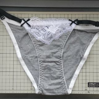 ハイレグフルバックショーツパンティ グレー(ショーツ)