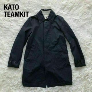 KATO` - KATO TEAMKIT　コットンコート　ネイビー　背面ジップ　カトー