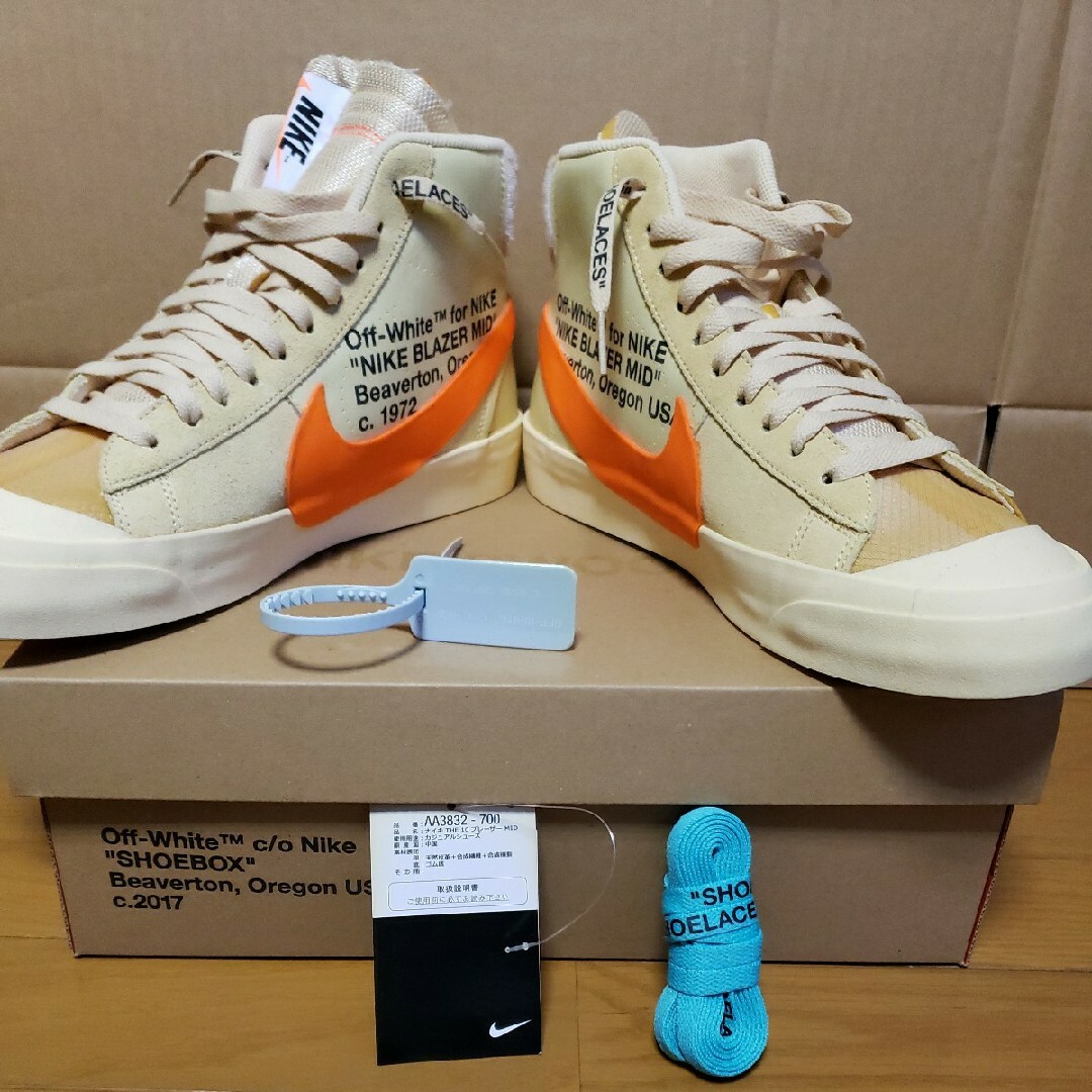 OFF-WHITE THE 10 NIKE BLAZER MID AA3832- | フリマアプリ ラクマ