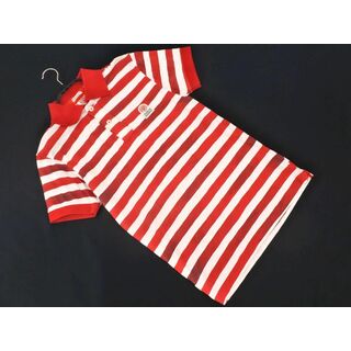 FRANKLIN & MARSHALL フランクリン＆マーシャル ボーダー ポロシャツ sizeS/白ｘ赤 ■◆ メンズ