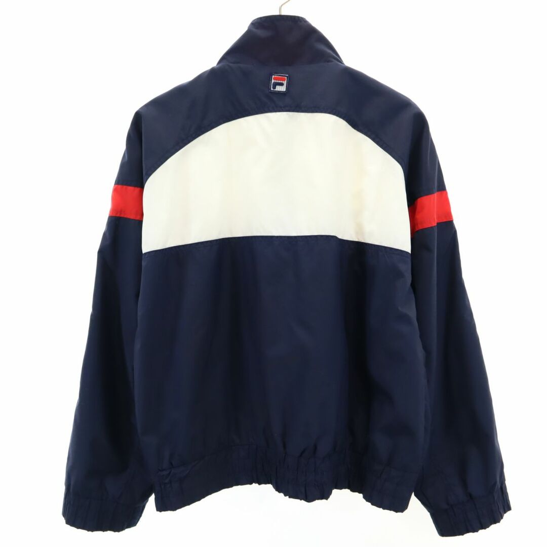 FILA(フィラ)のフィラ 90s オールド ナイロンジャケット L ネイビー FILA メンズ 古着 【240321】 メンズのジャケット/アウター(ナイロンジャケット)の商品写真