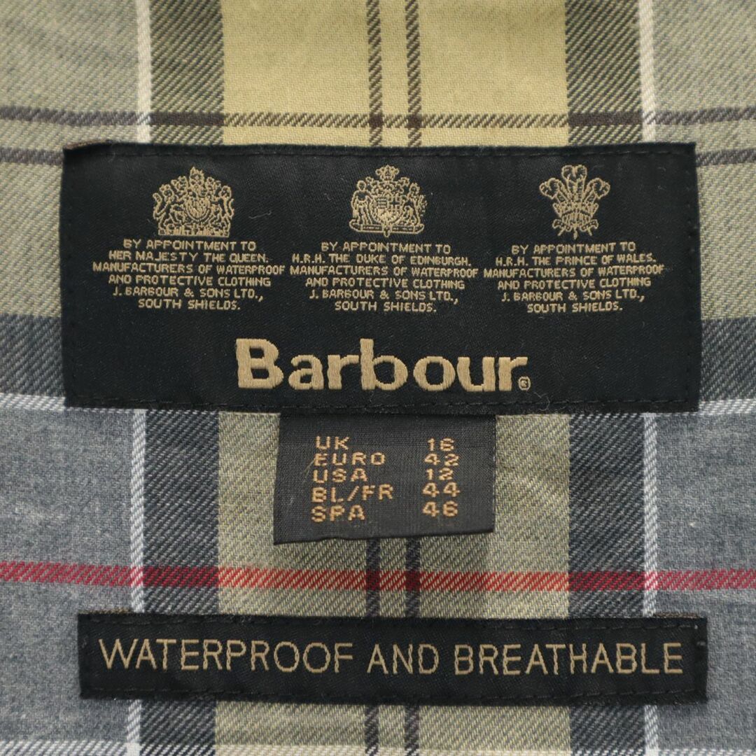 Barbour(バーブァー)のバブアー 襟コーデュロイ ロングコート 12 ネイビー Barbour レディース 古着 【240321】 レディースのジャケット/アウター(ロングコート)の商品写真