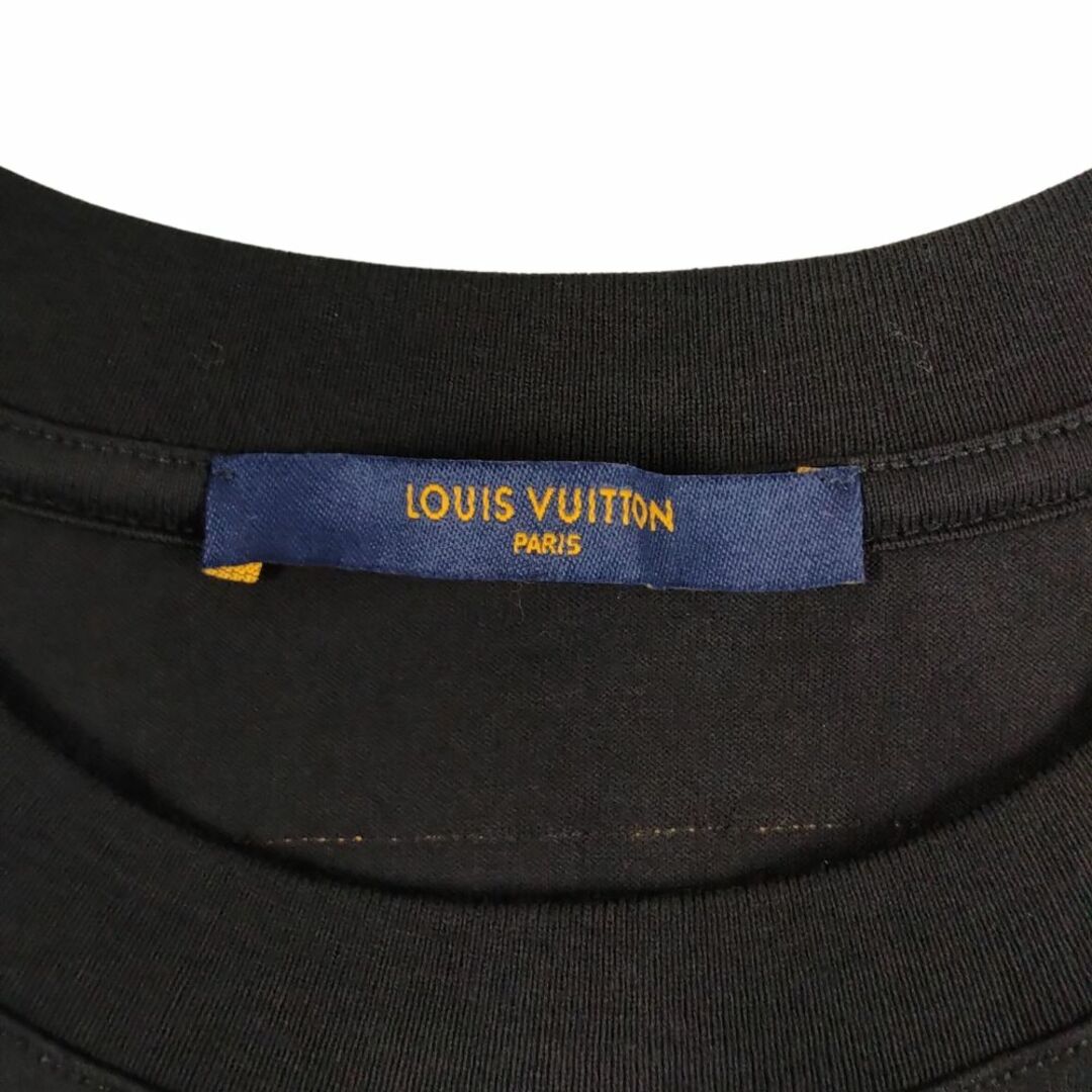 LOUIS VUITTON(ルイヴィトン)のLOUIS VUITTON ルイ・ヴィトン 品番 HOY02W LV フリークエンシー グラフィック エンブロイ 刺繍 半袖Ｔシャツ ブラック M 正規品 / 33837 メンズのトップス(Tシャツ/カットソー(半袖/袖なし))の商品写真