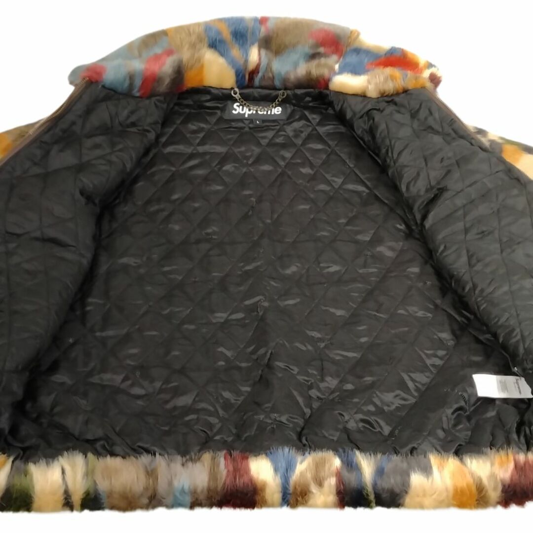 Supreme(シュプリーム)のSUPREME シュプリーム 22AW Multicolor Faux Fur Bomber Jacket マルチカラー ファー ボンバージャケット サイズL 正規品 / 33834 メンズのジャケット/アウター(その他)の商品写真