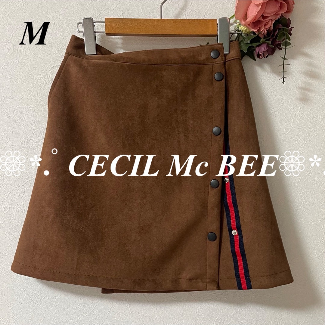 CECIL McBEE(セシルマクビー)のCECIL Mc BEE セシルマクビー フェイクスエードスカート レディースのスカート(ミニスカート)の商品写真