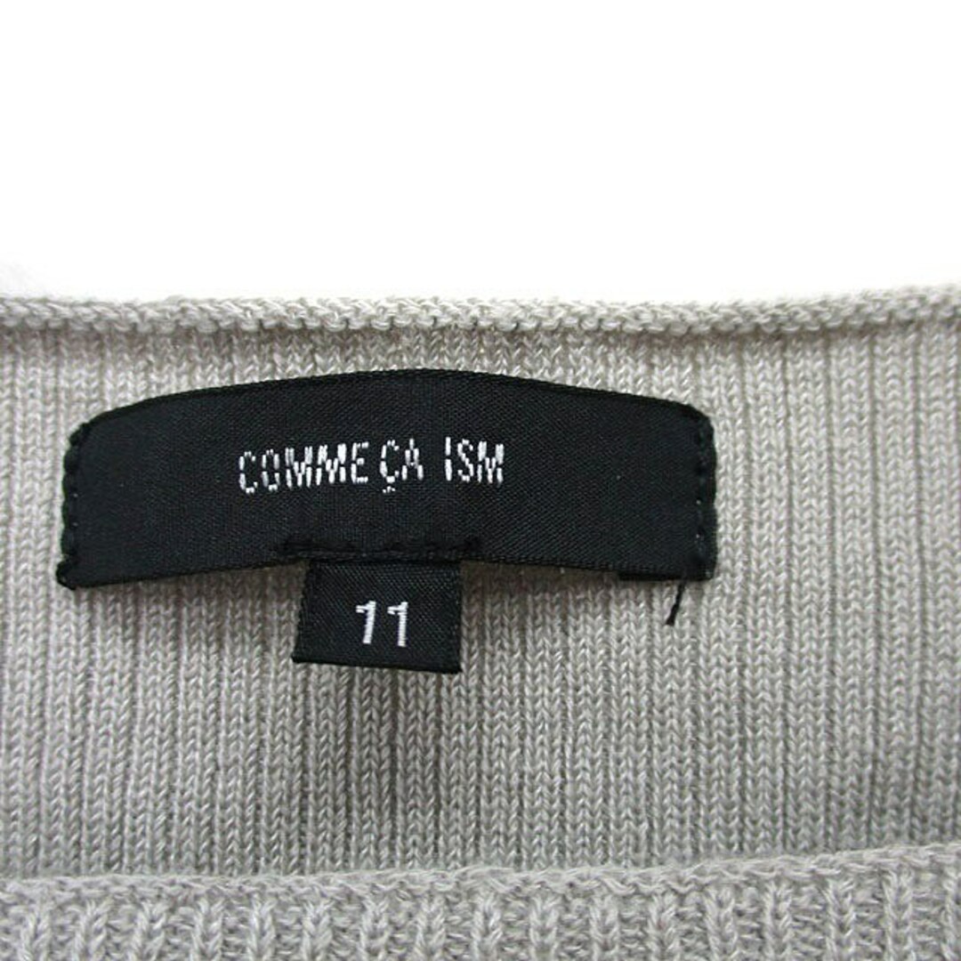 COMME CA ISM(コムサイズム)のコムサイズム COMME CA ISM ニット セーター 半袖 スリット レディースのトップス(ニット/セーター)の商品写真