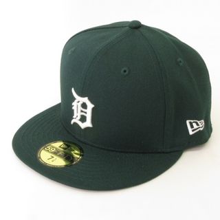 ニューエラー(NEW ERA)のニューエラ 美品 59FIFTY MLB タイガース キャップ 緑 7 1/4(キャップ)