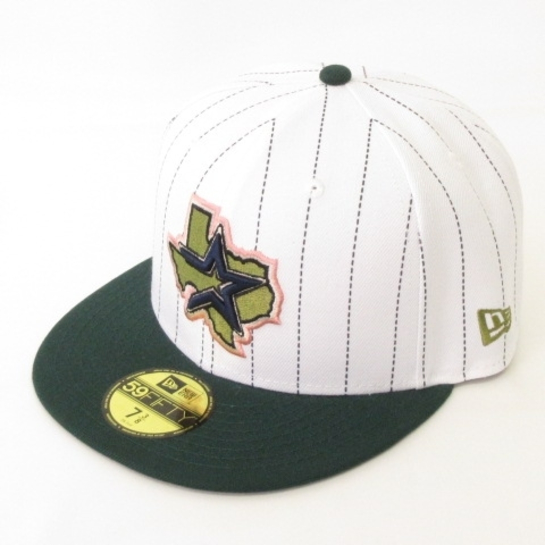 NEW ERA(ニューエラー)のニューエラ 59FIFTY アストロズ 45TH ホワイト グリーン 7 3/8 メンズの帽子(キャップ)の商品写真