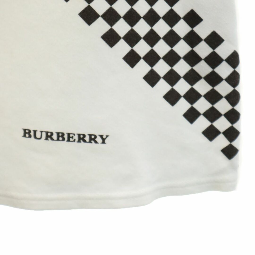 BURBERRY(バーバリー)のバーバリーロンドン プリント 半袖 Tシャツ 13 ホワイト BURBERRY LONDON 肩パット レディース 古着 【240321】 メール便可 レディースのトップス(Tシャツ(半袖/袖なし))の商品写真