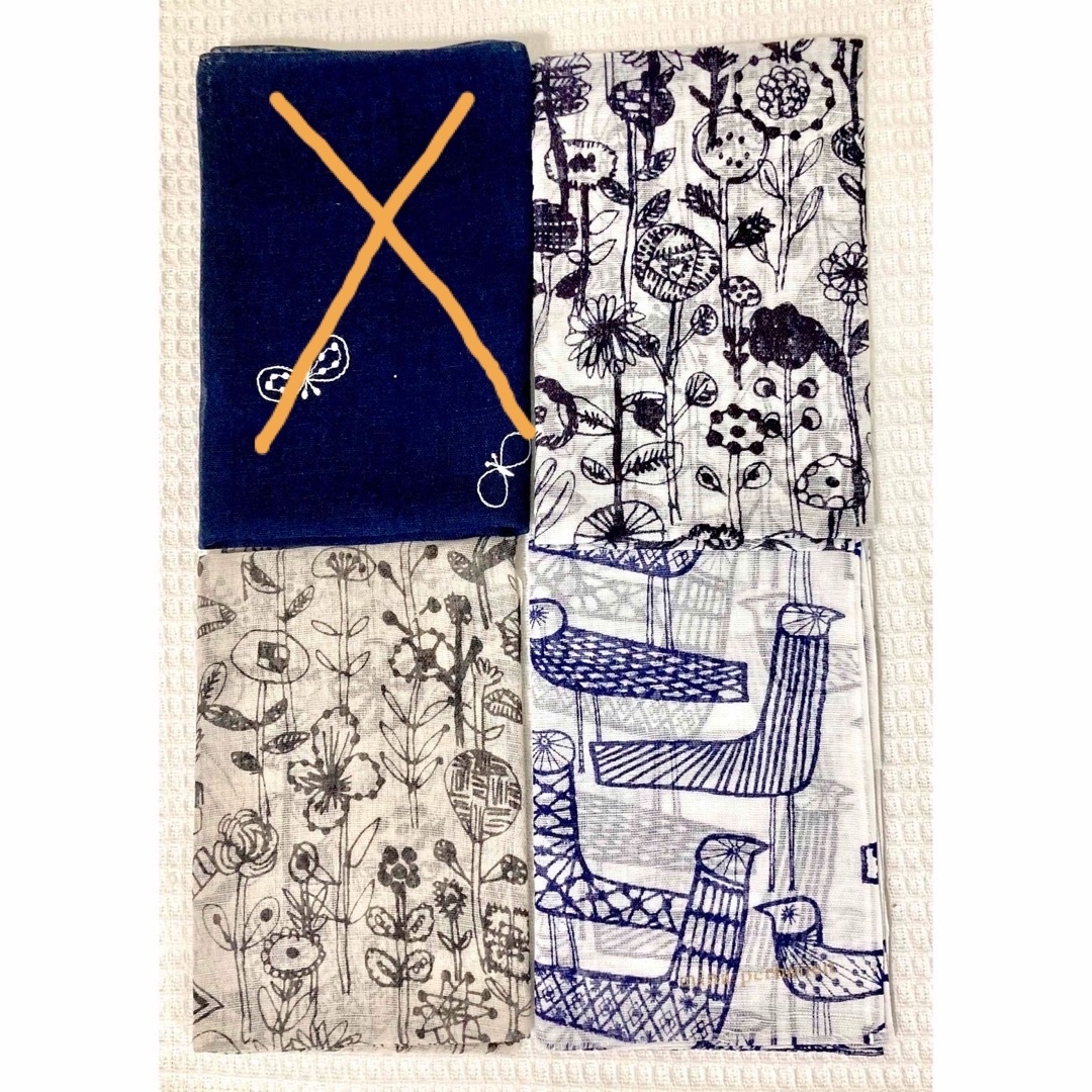 mina perhonen(ミナペルホネン)のミナペルホネン　リネンの手ぬぐい レディースのファッション小物(ハンカチ)の商品写真