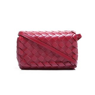 ボッテガヴェネタ(Bottega Veneta)のボッテガヴェネタ BOTTEGAVENETA イントレチャート メッセンジャーバッグ レザー(メッセンジャーバッグ)