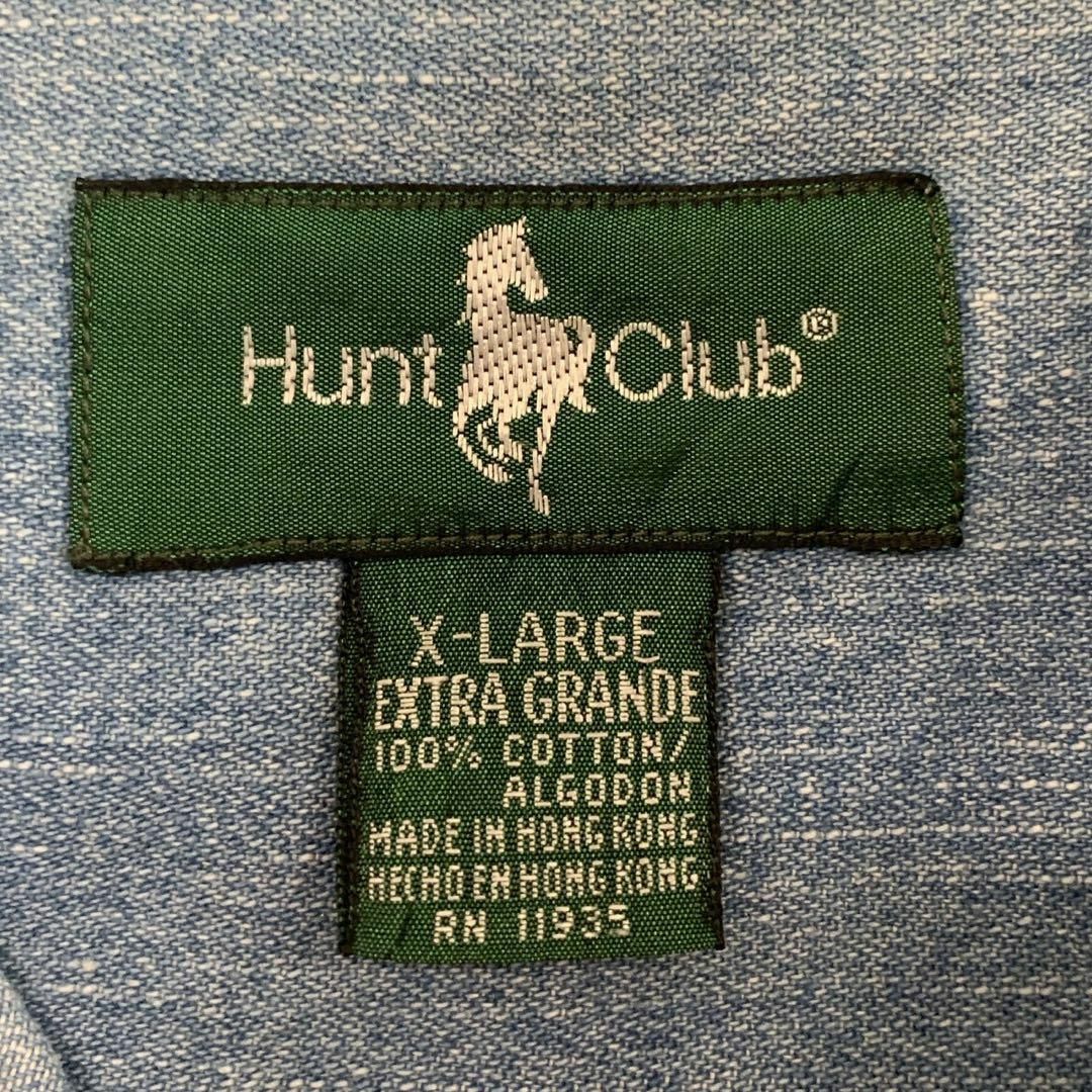 Hunt Club 半袖 シャツ XLサイズ ワンポイント刺繍 メンズのトップス(Tシャツ/カットソー(半袖/袖なし))の商品写真