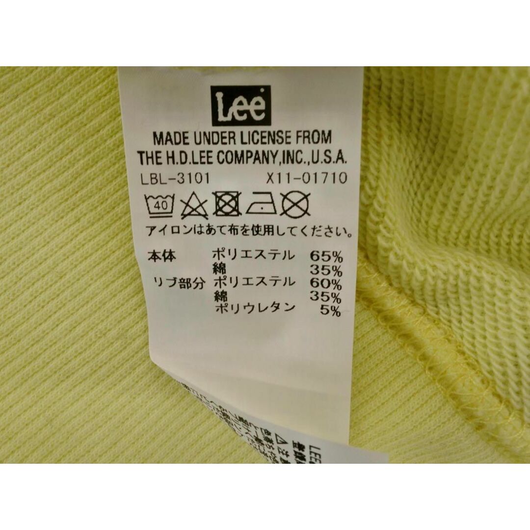 Lee(リー)のLee リー ロゴ スウェット sizeM/黄 ■◇ レディース レディースのトップス(トレーナー/スウェット)の商品写真