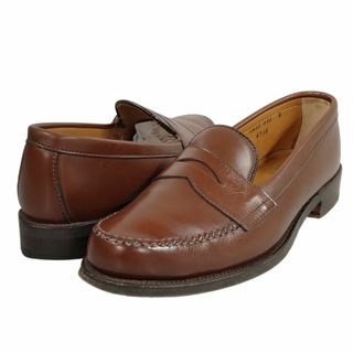 オールデン(Alden)のALDEN オールデン 型番 6715 Penny Loafer ペニー ローファー レザー シューズ ブラウン サイズ7 正規品 / 32440(ドレス/ビジネス)