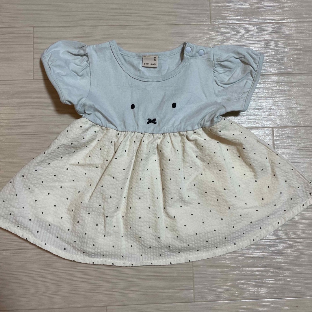 petit main(プティマイン)のpetit main 90 ミッフィ キッズ/ベビー/マタニティのキッズ服女の子用(90cm~)(ワンピース)の商品写真