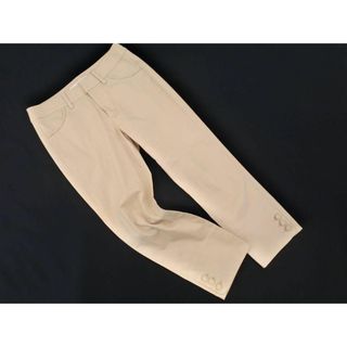 エフデ(ef-de)のef-de エフデ クロップド パンツ size7/ベージュ ■◇ レディース(クロップドパンツ)