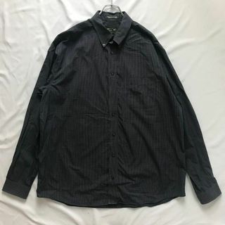 エディーバウアー(Eddie Bauer)のエディバウアー　チェックシャツ XL ネイビー(Tシャツ/カットソー(七分/長袖))