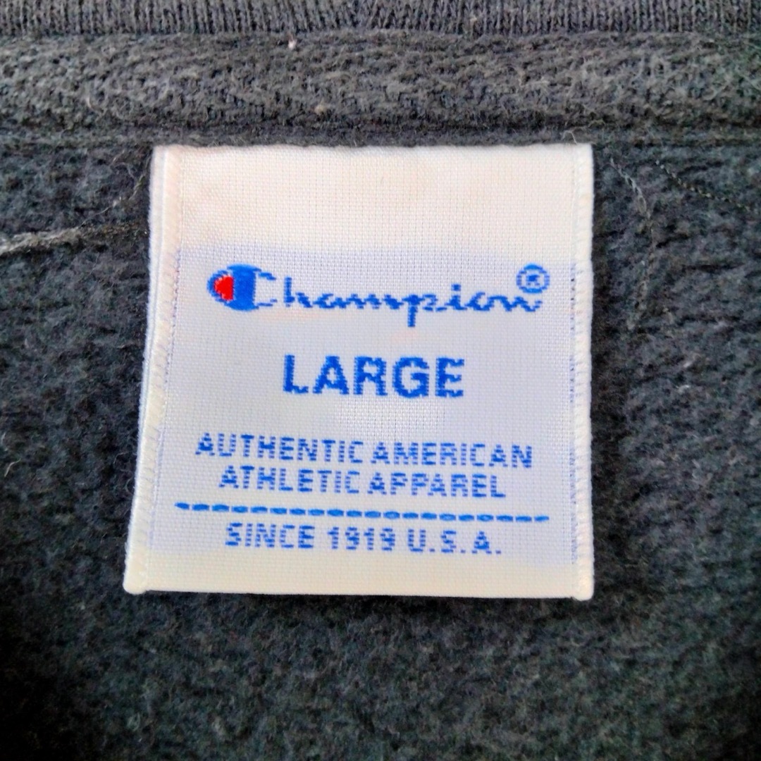 Champion(チャンピオン)のチャンピオン　ロゴ刺繍　ジップパーカー　シンプル　ストリート　古着　ゆるだぼ メンズのトップス(パーカー)の商品写真