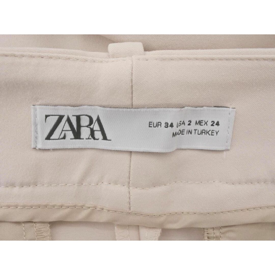 ZARA(ザラ)のZARA ザラ テーパード パンツ size34/ベージュ ■■ レディース レディースのパンツ(その他)の商品写真