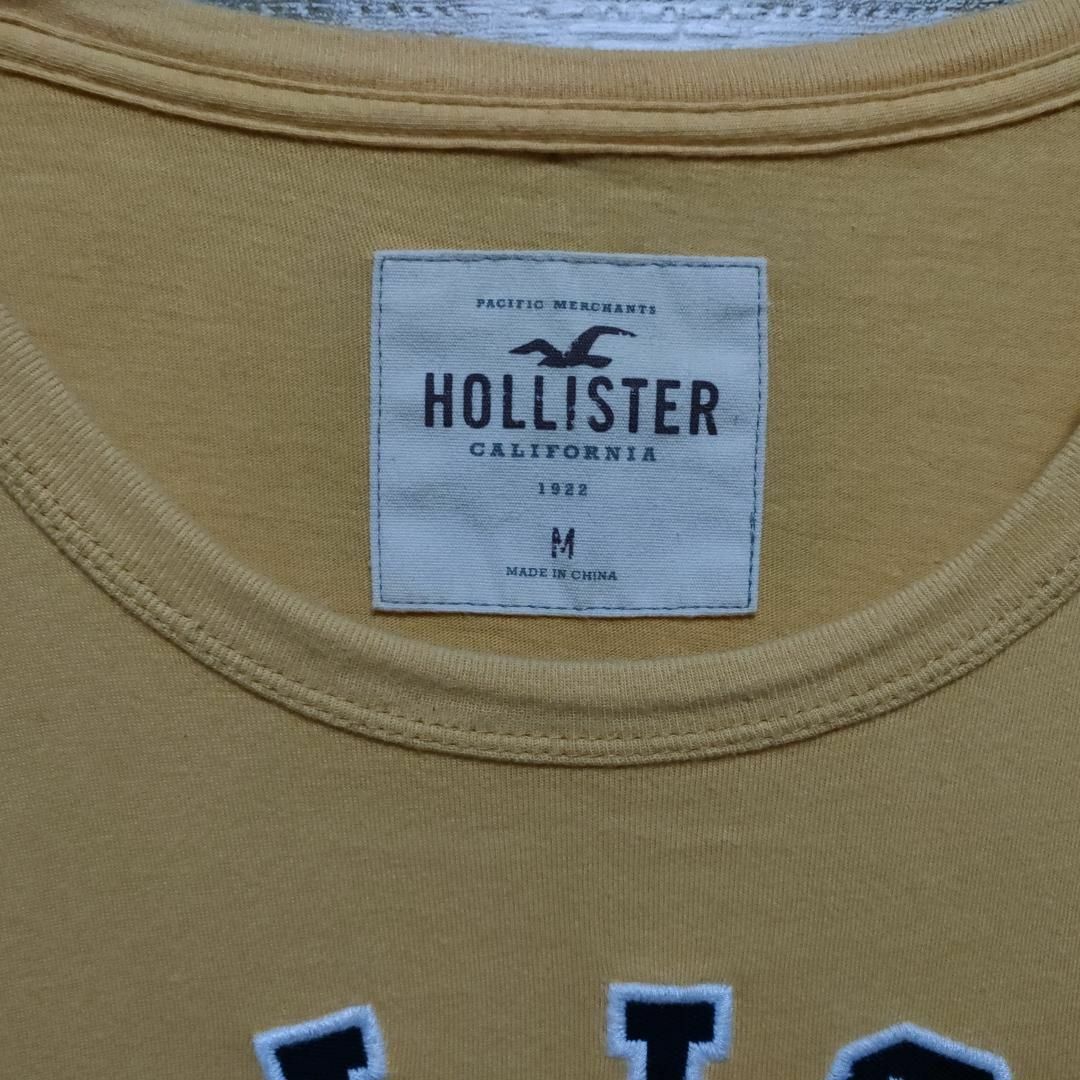 Hollister(ホリスター)の【466】HOLLISTER 長袖 Tシャツ　ロンT　ビッグロゴ　刺繍ワッペン メンズのトップス(Tシャツ/カットソー(七分/長袖))の商品写真