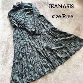 JEANASIS - JEANASIS シワ加工　2wayロングワンピース 羽織