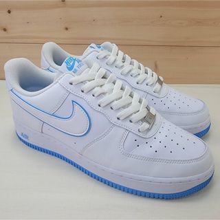 ナイキ(NIKE)のナイキ エアフォース1 "ホワイト & ユニバーシティブルー" 26.5cm(スニーカー)