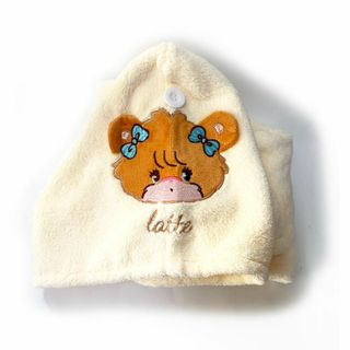 mikko × MINISO　ラテ　ミッコ　ヘアドライキャップ　日本未発売(キャラクターグッズ)