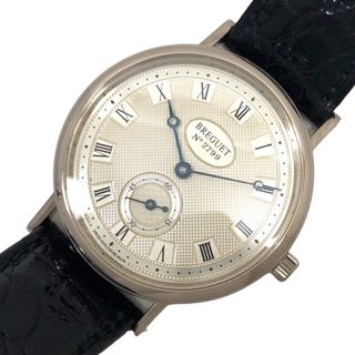 　ブレゲ Breguet クラシック 3910BB/15/286 シルバー k18WG/革ベルト 手巻き メンズ 腕時計