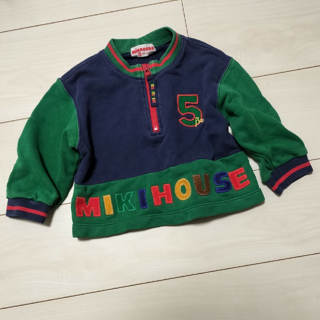 mikihouse(ミキハウス)のミキハウスのトレーナー長ズボンセット キッズ/ベビー/マタニティのベビー服(~85cm)(トレーナー)の商品写真