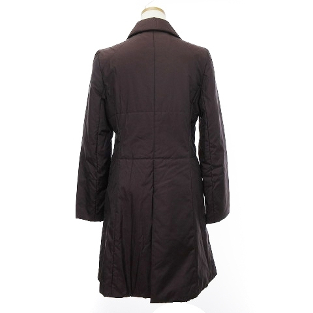 ミスクロエ 中綿コート ひざ丈 長袖 フロントボタン 茶 40 ■GY14 レディースのジャケット/アウター(その他)の商品写真