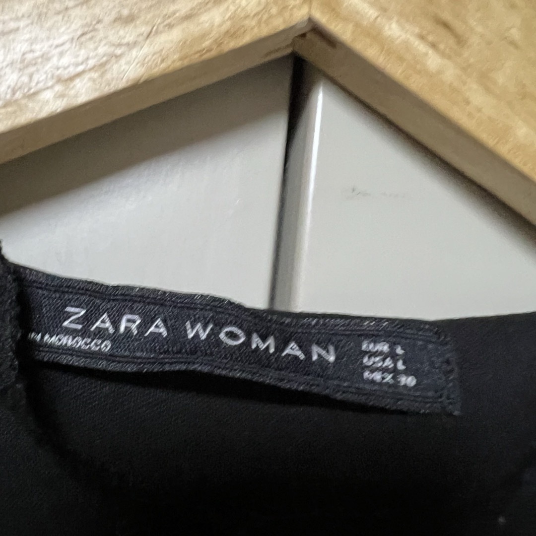 ZARA(ザラ)のZARA サロペット　オールインワン　L 人気デザイン　黒 レディースのパンツ(オールインワン)の商品写真