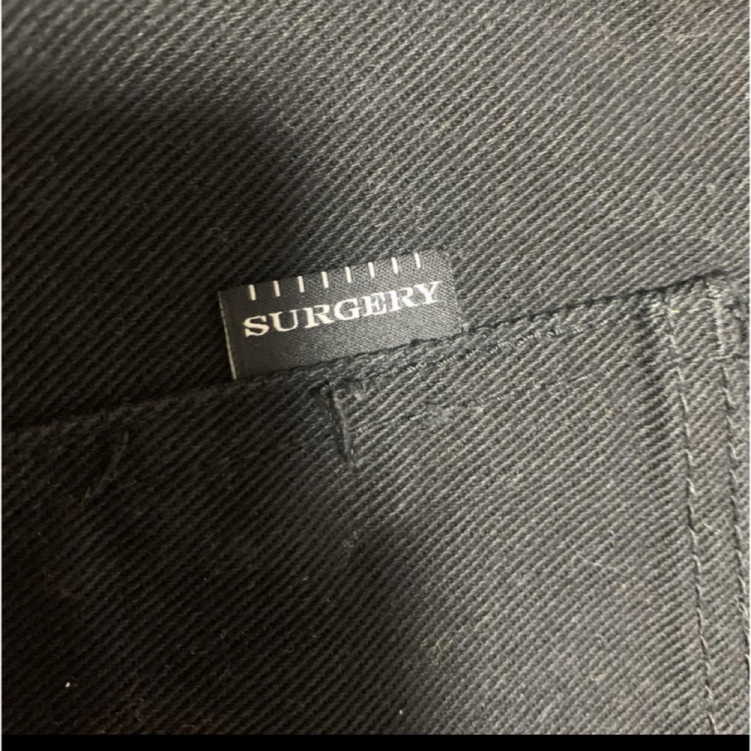 surgery 30° jeans ブラック×ホワイト メンズのパンツ(デニム/ジーンズ)の商品写真