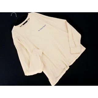 カスタネ(Kastane)のKastane カスタネ オーバーサイズ 長袖 Tシャツ カットソー sizeM/アイボリー ■◇ レディース(Tシャツ(長袖/七分))