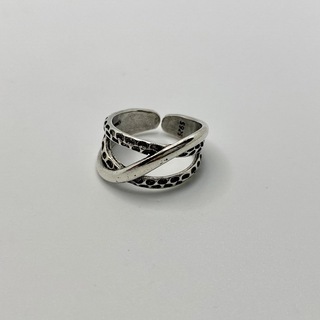 【匿名配送】 マダラメ デザイン シルバー リング silver925(リング(指輪))