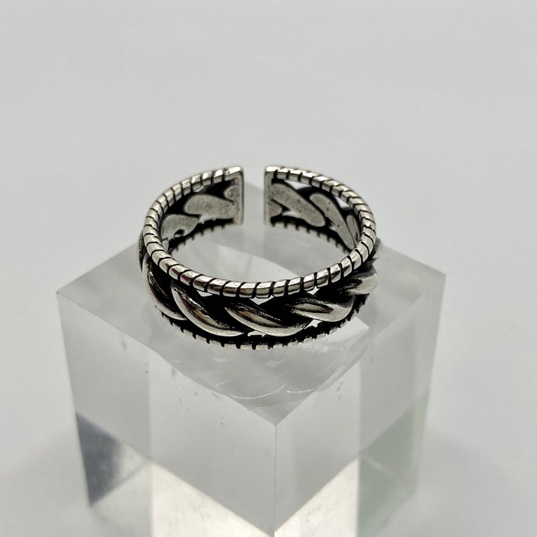 【匿名配送】 ウェーブ ロープ シルバー リング silver925  メンズのアクセサリー(リング(指輪))の商品写真