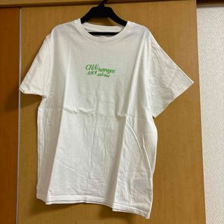 Ungrid  カラーロゴルーズTee   オフホワイト　Tシャツ