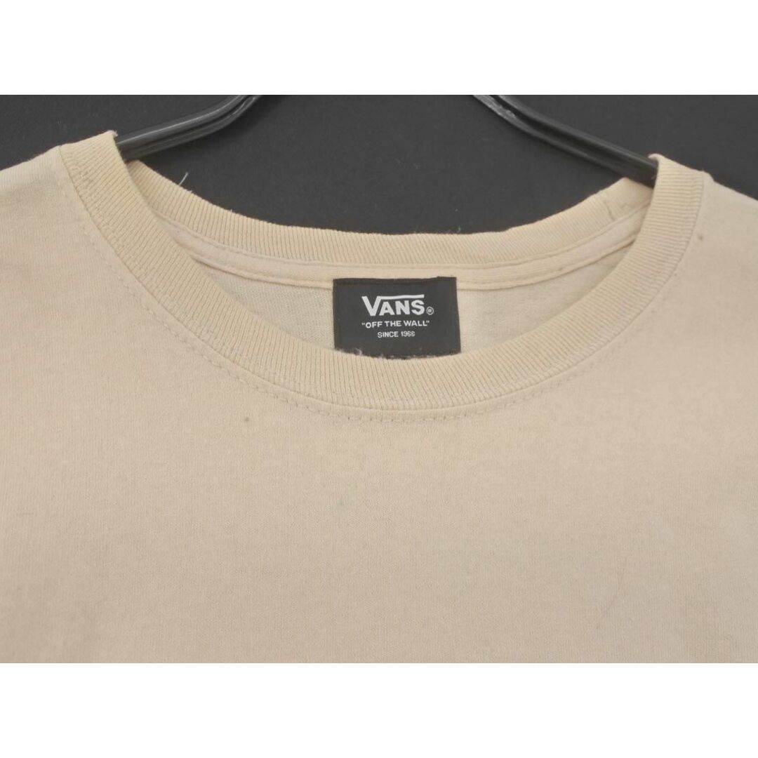 VANS(ヴァンズ)のVANS バンズ ボックスロゴプリント カットソー sizeXL/ベージュ ■◇ メンズ メンズのトップス(Tシャツ/カットソー(七分/長袖))の商品写真