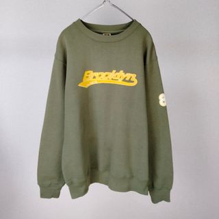 ヴィンテージ(VINTAGE)の90s ロゴ　ロゴ刺繍　スウェット　トレーナー　古着　アースカラー　ストリート(スウェット)