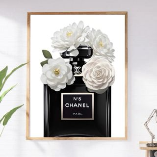 H020 アートポスター インテリア CHANEL シャネル 香水 おしゃれ(アート/写真)