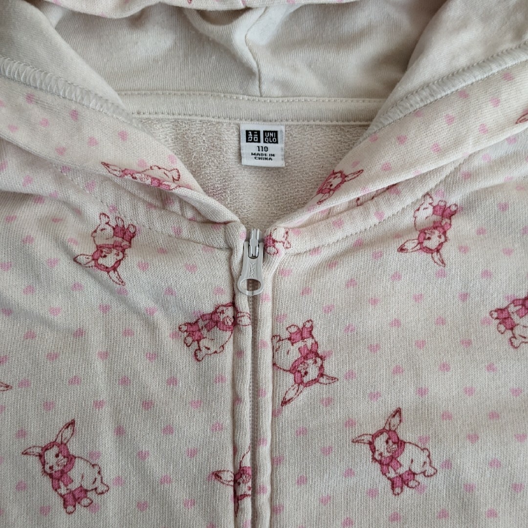 UNIQLO(ユニクロ)のパーカー キッズ/ベビー/マタニティのキッズ服女の子用(90cm~)(ジャケット/上着)の商品写真