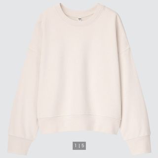 ユニクロ(UNIQLO)のUNIQLO リラックススウェットシャツ XXL ユニクロ オフホワイト(トレーナー/スウェット)