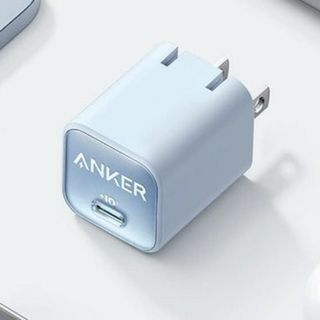 アンカー(Anker)のAnker 511 Charger Nano 3,30W  ブルー  PD対応(バッテリー/充電器)