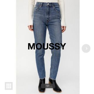 マウジー(moussy)の【moussy】HW TAPEREDデニム24テーパードデニムハイウエスト(デニム/ジーンズ)