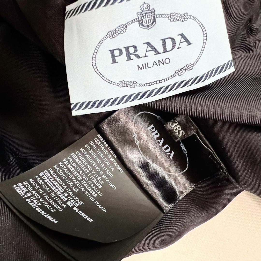 PRADA(プラダ)の★PRADA★美品★パステルパターン★シルク★ベルト付き★ワンピース レディースのワンピース(ひざ丈ワンピース)の商品写真