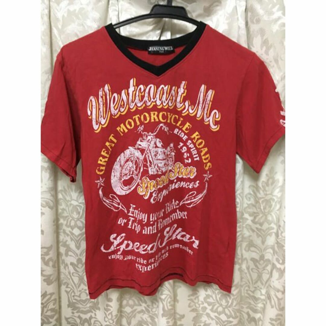 Tシャツ　赤　レッド　JEANING WILD キッズ/ベビー/マタニティのキッズ服男の子用(90cm~)(Tシャツ/カットソー)の商品写真