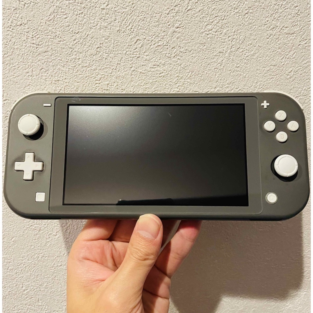 Nintendo Switch(ニンテンドースイッチ)のSwitch lite グレー エンタメ/ホビーのゲームソフト/ゲーム機本体(携帯用ゲーム機本体)の商品写真